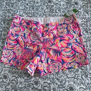 Lilly Pulitzer Pink and Yellow Callahan Shorts